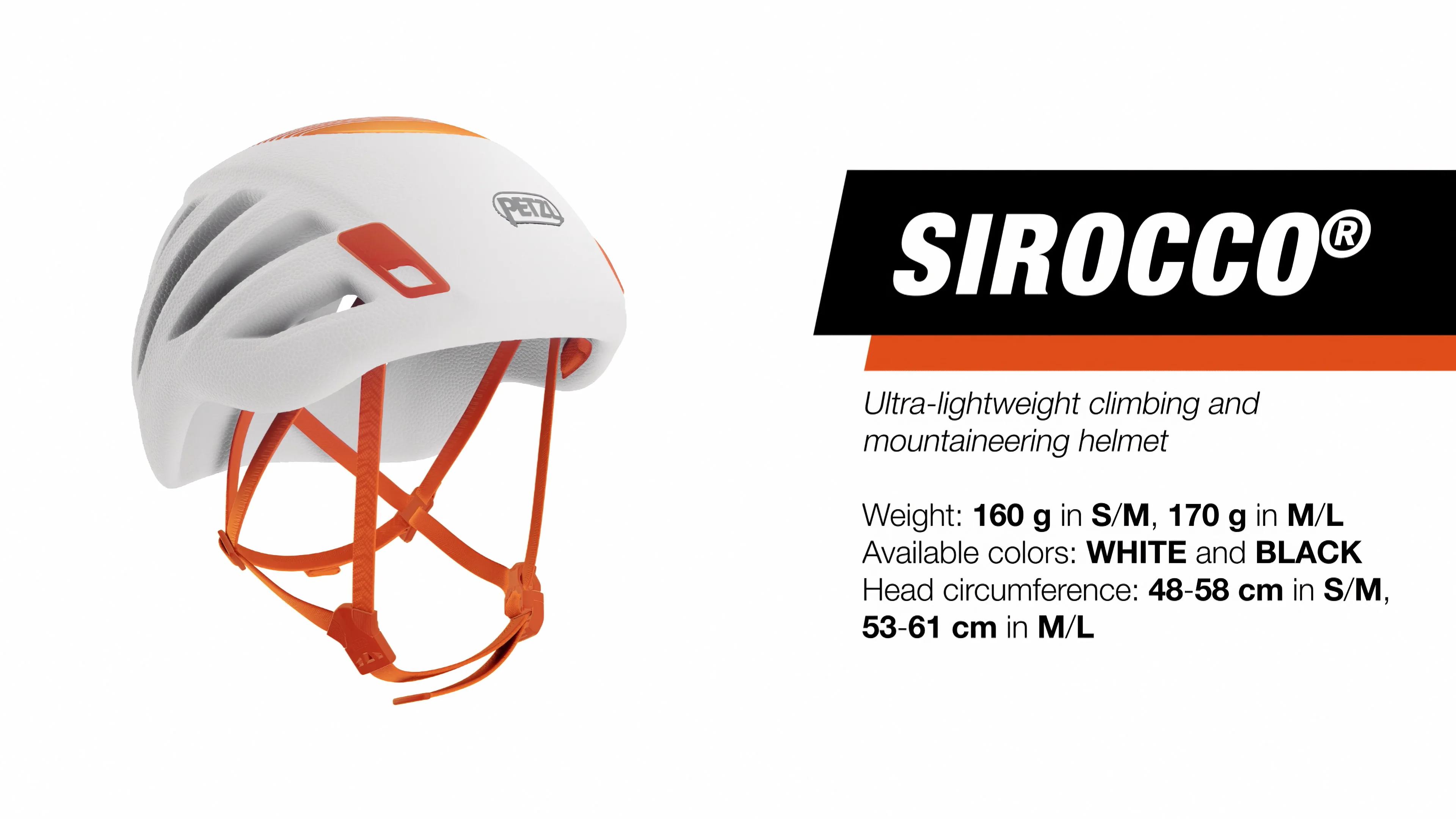 SIROCCO®, Ultra-lightweight helmet for climbing and SIROCCO®, Ultra-lightweight helmet for climbing and