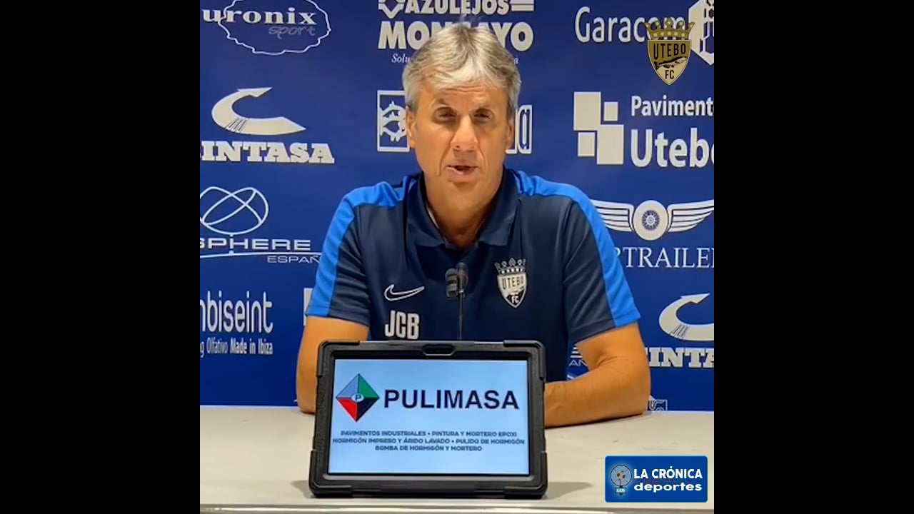 JUAN CARLOS BELTRÁN (Entrenador Utebo) Utebo FC 2-2 CD Tudelano / J7 - 2ª RFEF / Fuente: Utebo FC