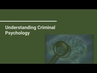 Criminal Psychology: Module 06