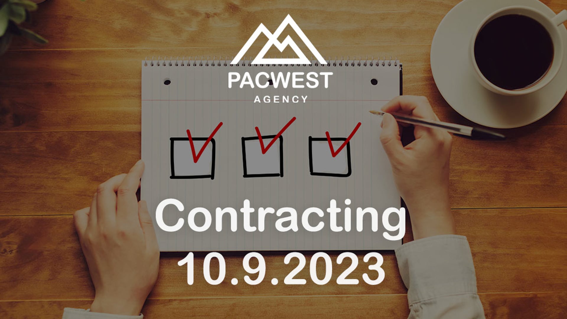 Contracting - Audree Bobinger & Darin Stubbs 10.9.2023