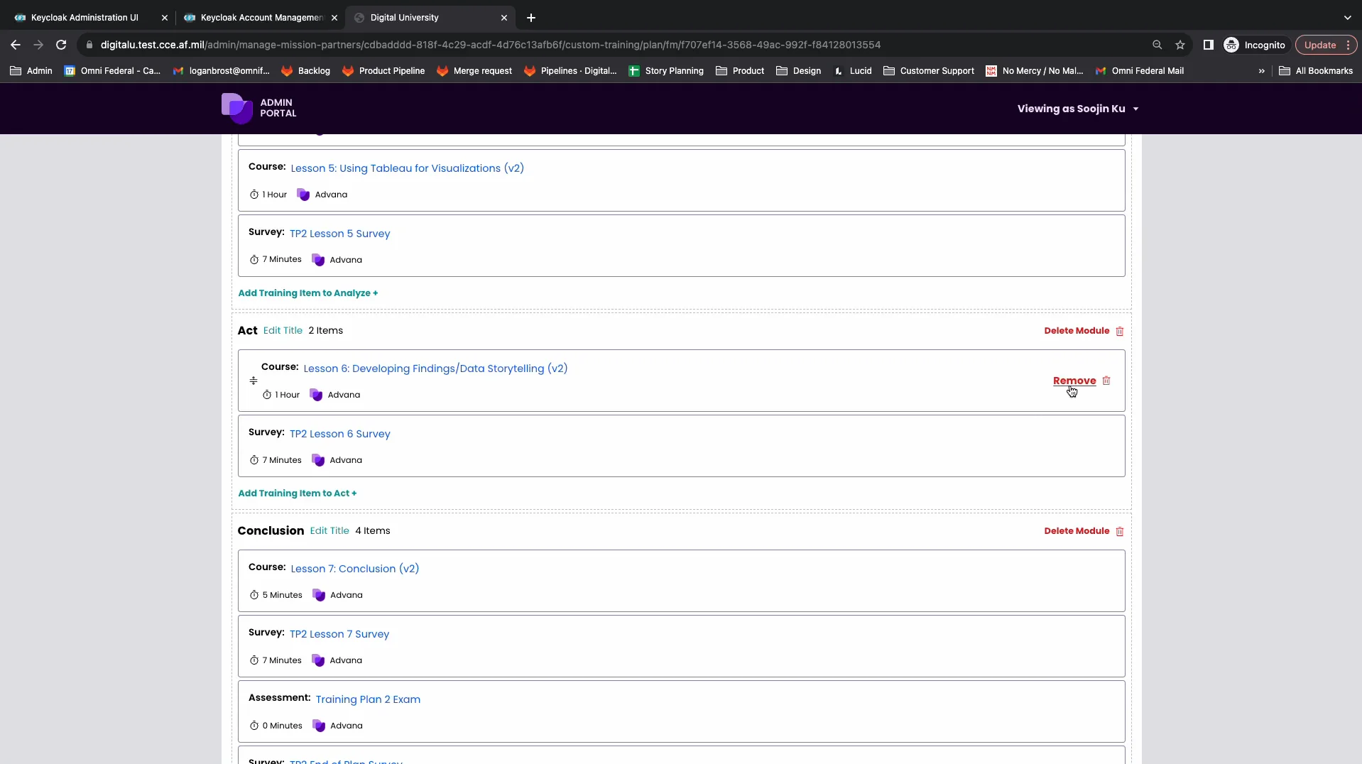 Publish New Version of Training Plan on Vimeo