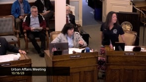 Urban Affairs Committee 10-16-23
