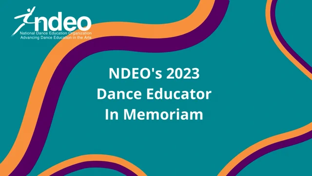 2023 Dance Educator In Memoriam