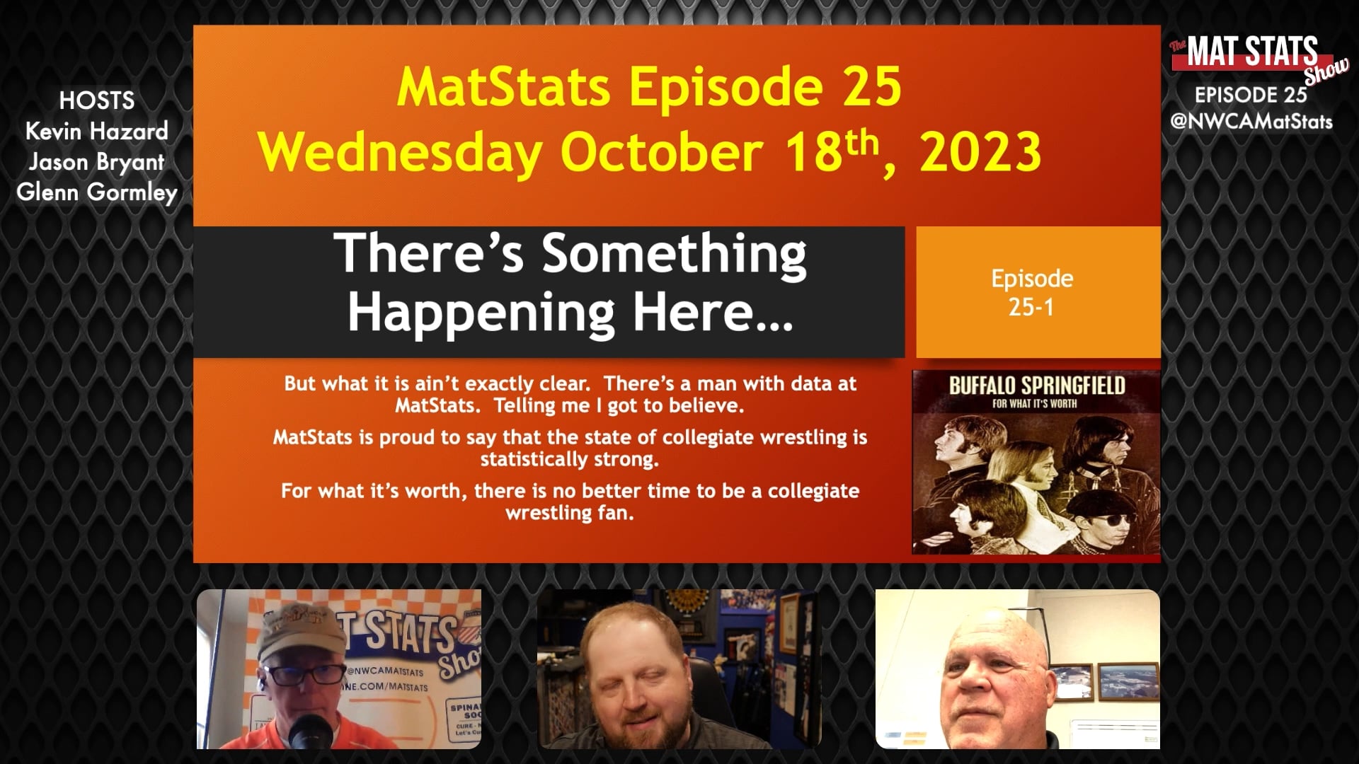 The Mats Stats Show | Episode #25 (There's Something Happening Here...)