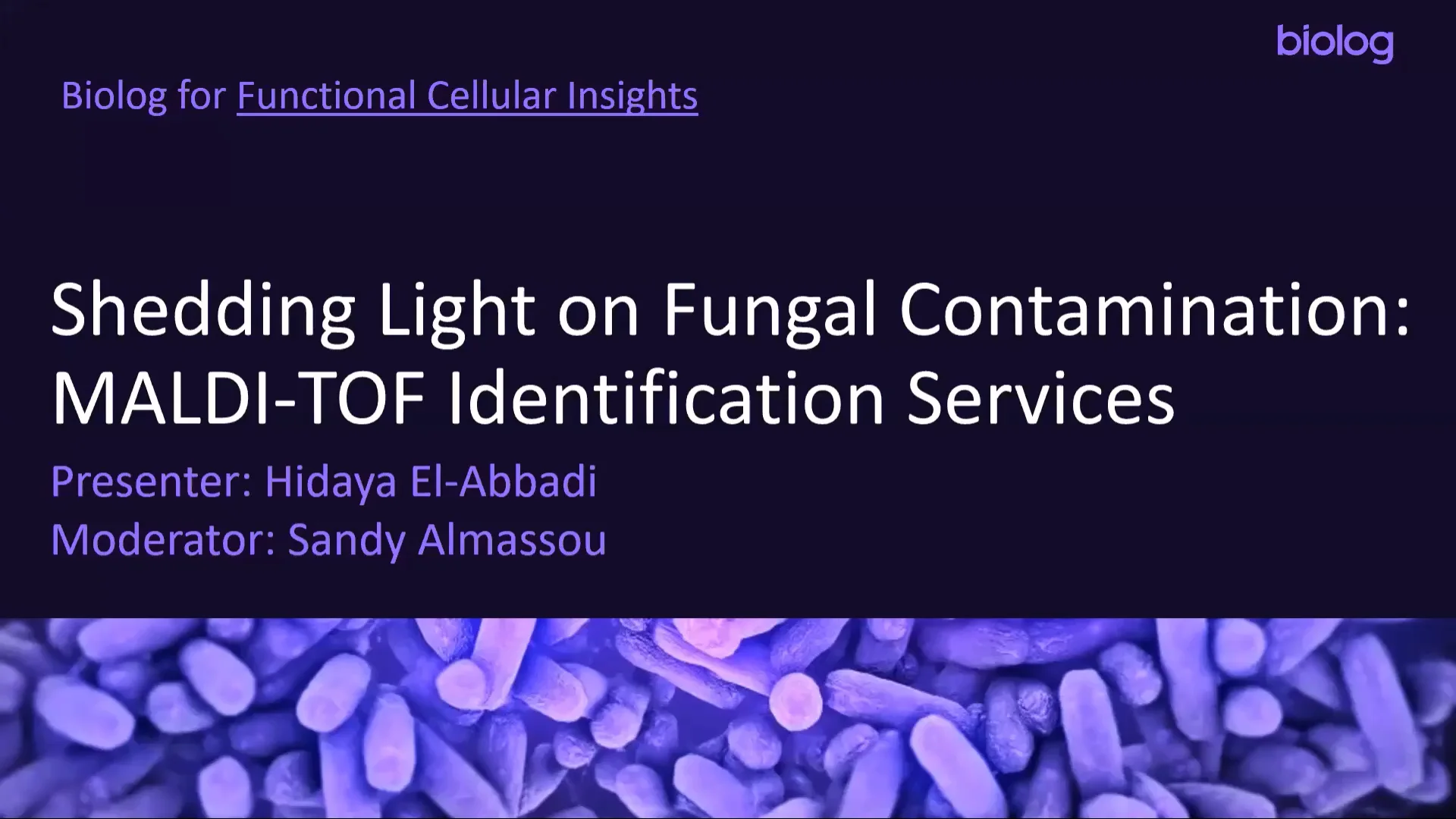 Shedding Light on Fungal Contamination: MALDI-TOF ID Services on Vimeo