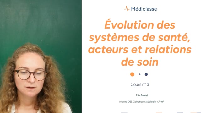 CM2. Evolution des systèmes de santé, acteurs et relations de soins