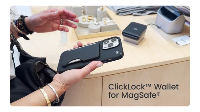 Speck MagSafe ClickLock - Support Voiture Grille d'aération avec Magnet -  Noir 4-125001 