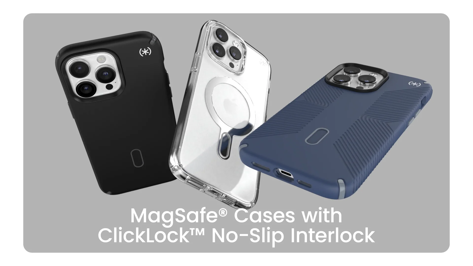 Speck Presidio Lux Glitter Grip MagSafe with ClickLock Speck Presidio Lux Glitter Grip MagSafe with ClickLock