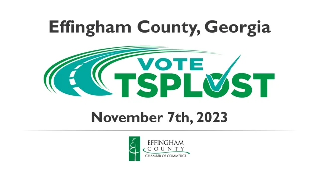 TSPLOST - Effingham County Chamber of Commerce, GA