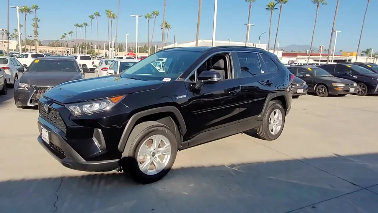 SOLD USED 2021 TOYOTA RAV4 HYBRID LE at Tustin Toyota (USED