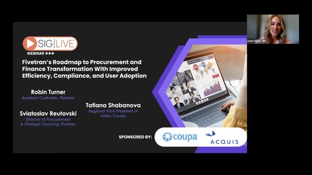 Fivetran’s Roadmap to Procurement and Finance Transformation, presented by Coupa and Acquis Consulting | 10.5.2023