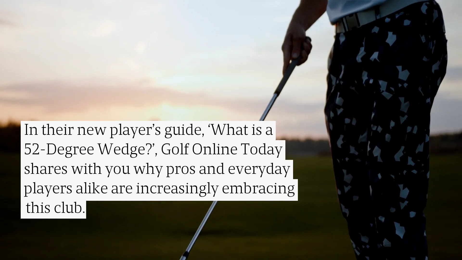 Best 52Degree Golf Wedges To Help Beginners Improve Their Game