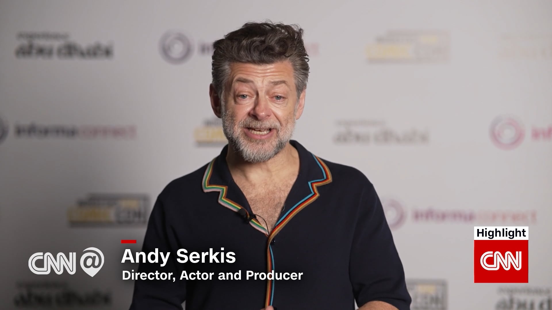 CNN@ | Andy Serkis Middle East Film & ComicCon 2023