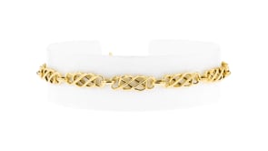 14kt Yellow Gold Double-Infinity Link Bracelet