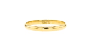 2mm 18kt Yellow Gold Polished Ring