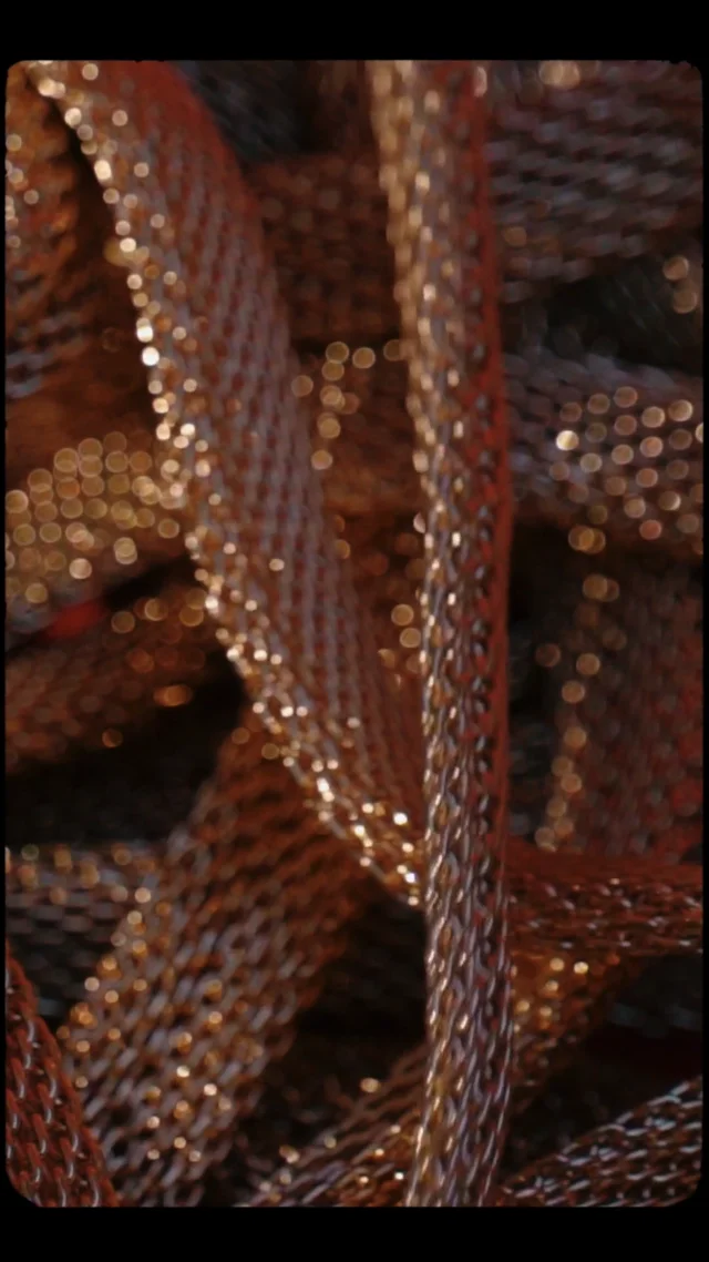 Silver metal chain link snake belt (NEW STOCK) – Scott Fraser