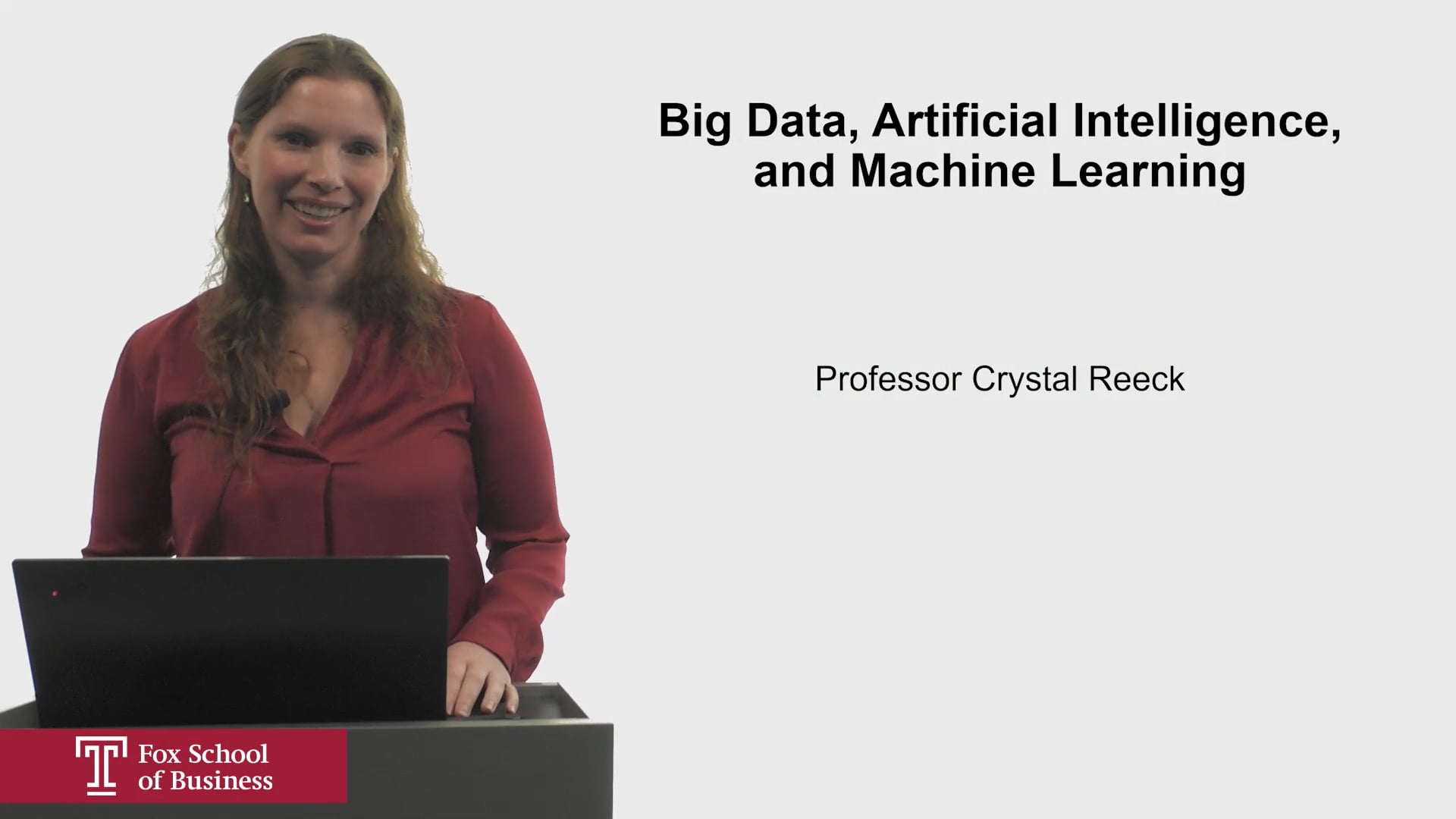 Big Data, Artificial Intelligence, and Machine Learning