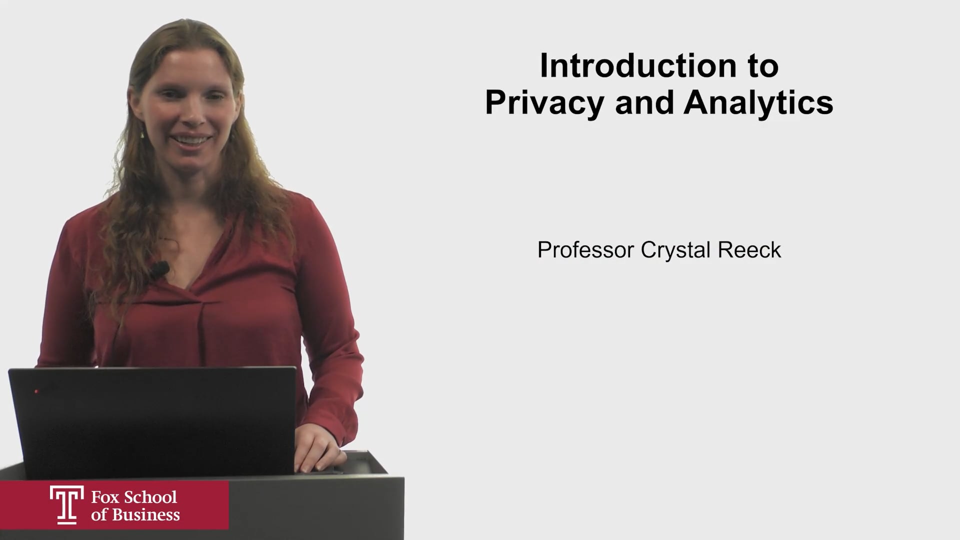 Login to view Introduction to Privacy and Analytics