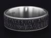 Men&rsquo;s Tantalum Coin Wedding Band in 14K Gold