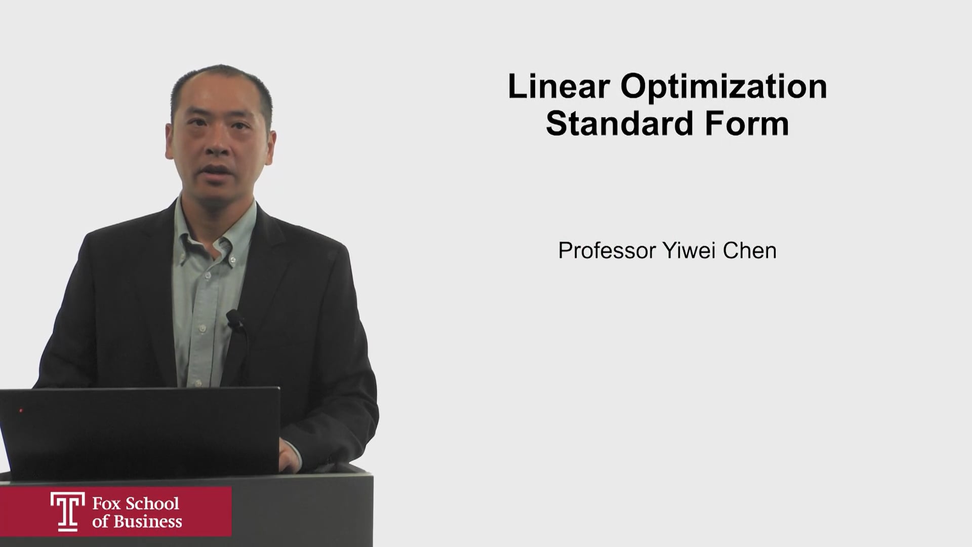 Login to view Linear Optimization Standard Form