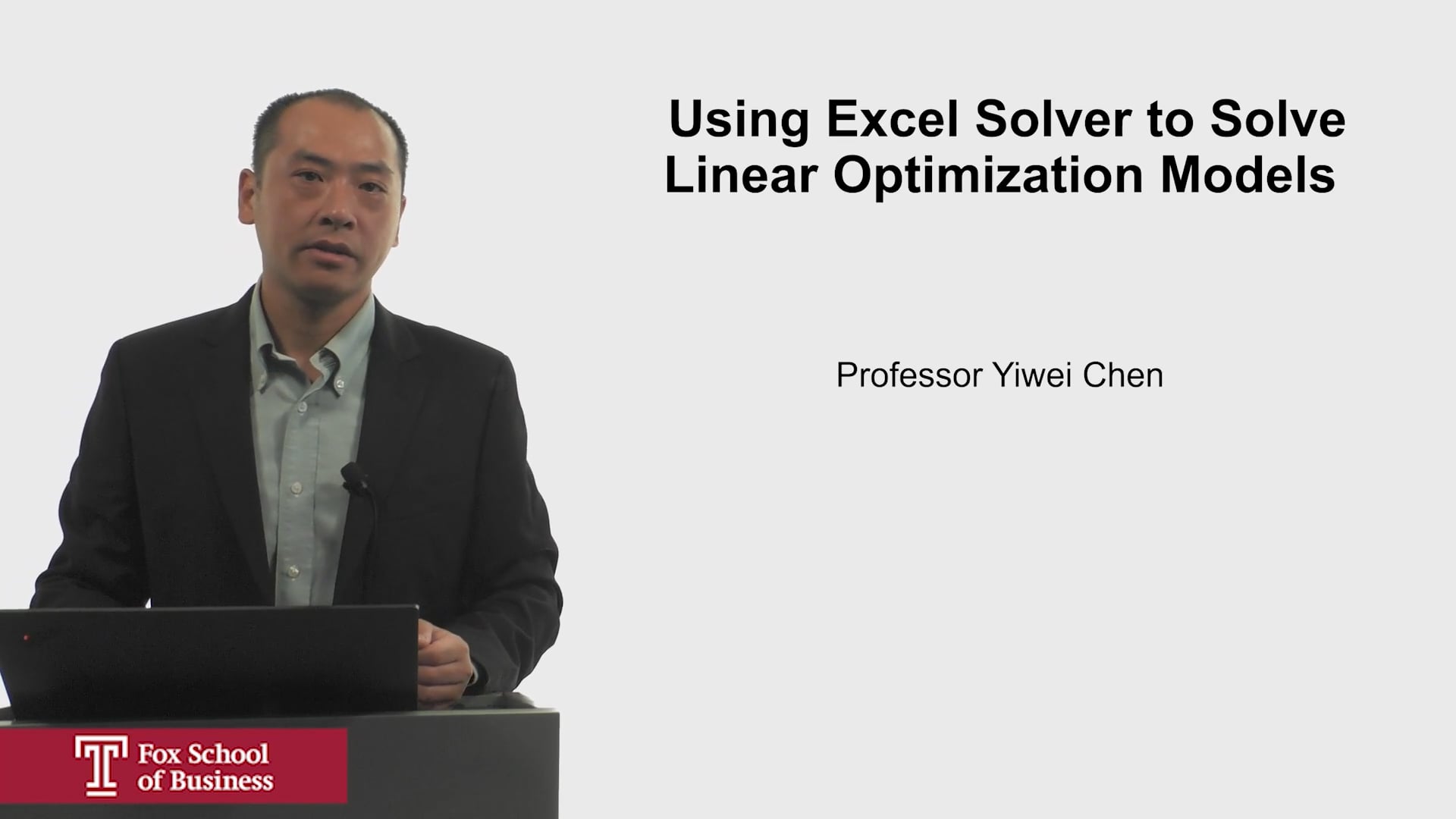 Login to view Using Excel Solver to Solve Linear Optimization Models