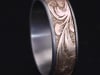 Men&rsquo;s Barrel Script Wedding Band in 14K Gold &amp; Tantalum, 7.5MM 