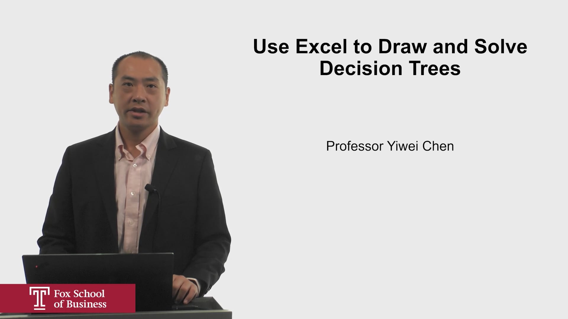 Use Excel to Draw and Solve Decision Trees