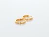 Lab Grown Diamond Five-Stone Hoop Earrings in Vermeil, 20MM &#40;1/4 ct. tw.&#41;