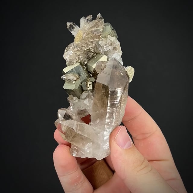 Quartz with Pyrite