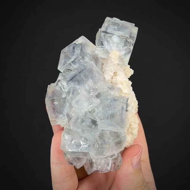 Fluorite on Dolomite