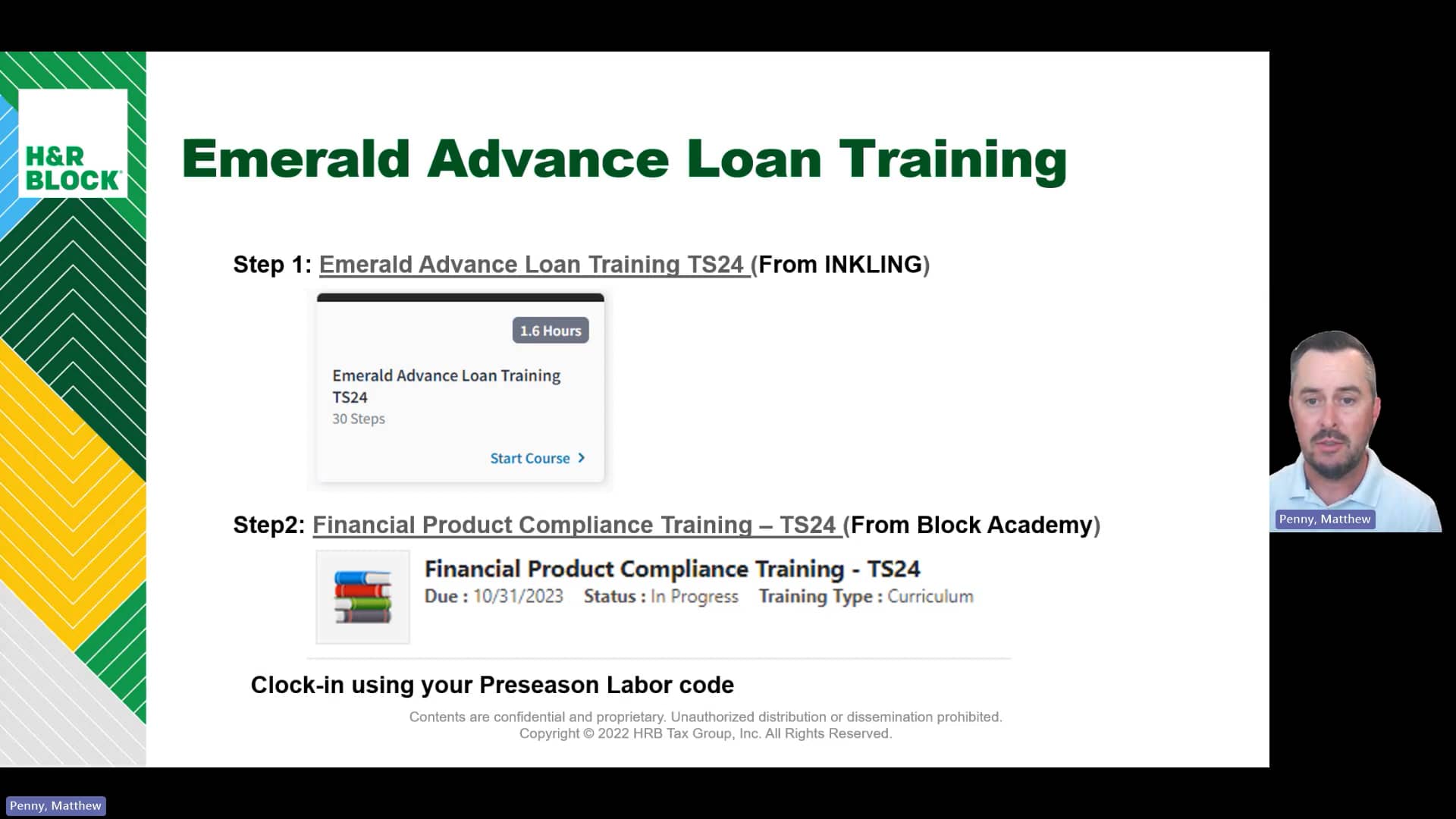 Emerald Advance Loan Training on Vimeo