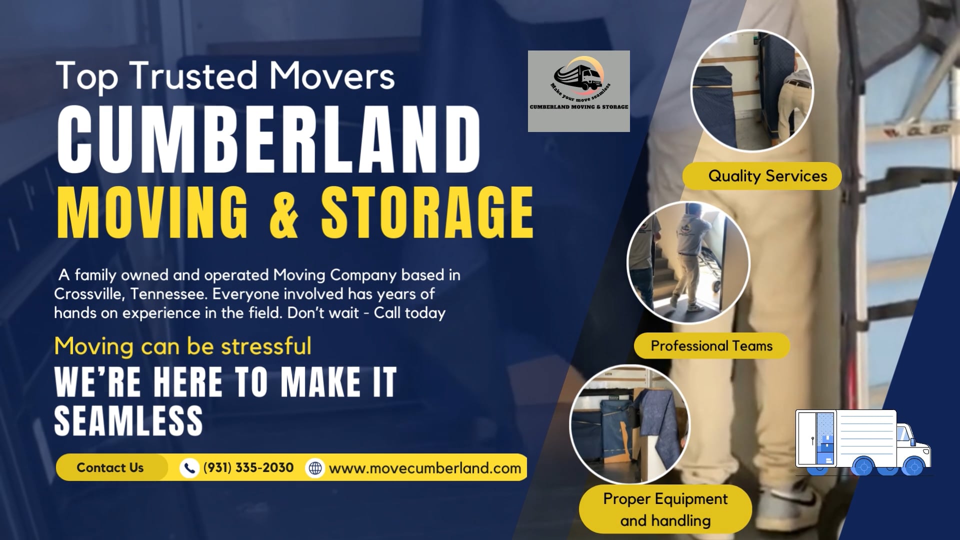 Cumberland Moving Top rated Moving Company in Crossville TN