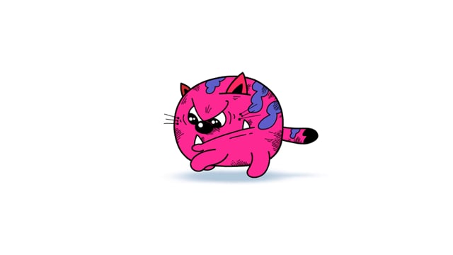 Cat, Pink, Walk. Free Stock Video - Pixabay