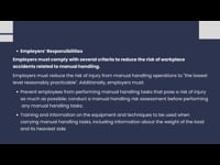 Manual Handling: Module 02 Part 06