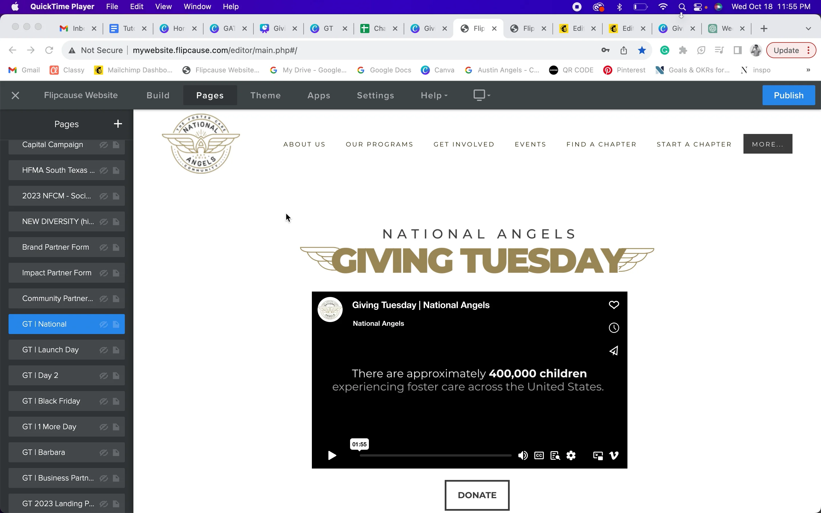 Unique Landing Pages on Vimeo