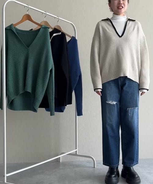 スキッパーニットロングスリーブ | [公式]ローリーズファーム