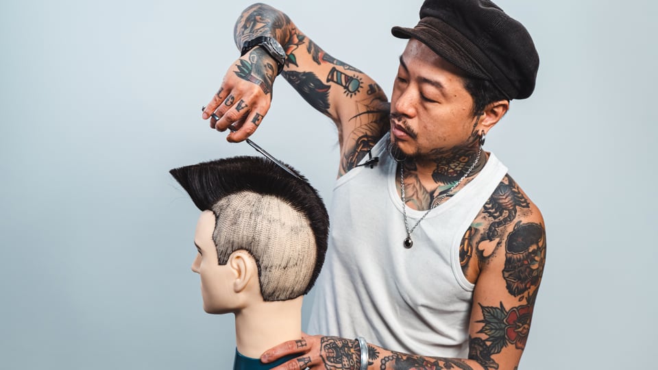 復古現代男仕髮型1