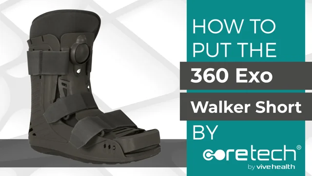 VIVE HEALTH CORETECH 360 EXO WALKER BOOT SHORT