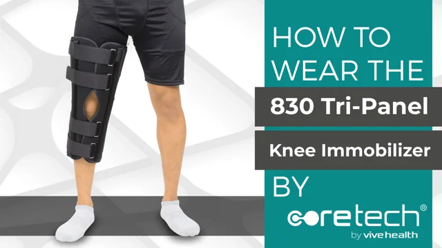 VP1202 VELPEAU Tri-Panel Knee Immobilizer Brace