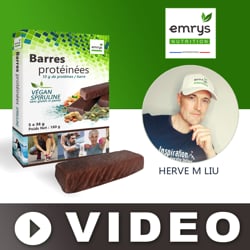 Vidéo: BARRES SPIRULINE PROTEINEES x5