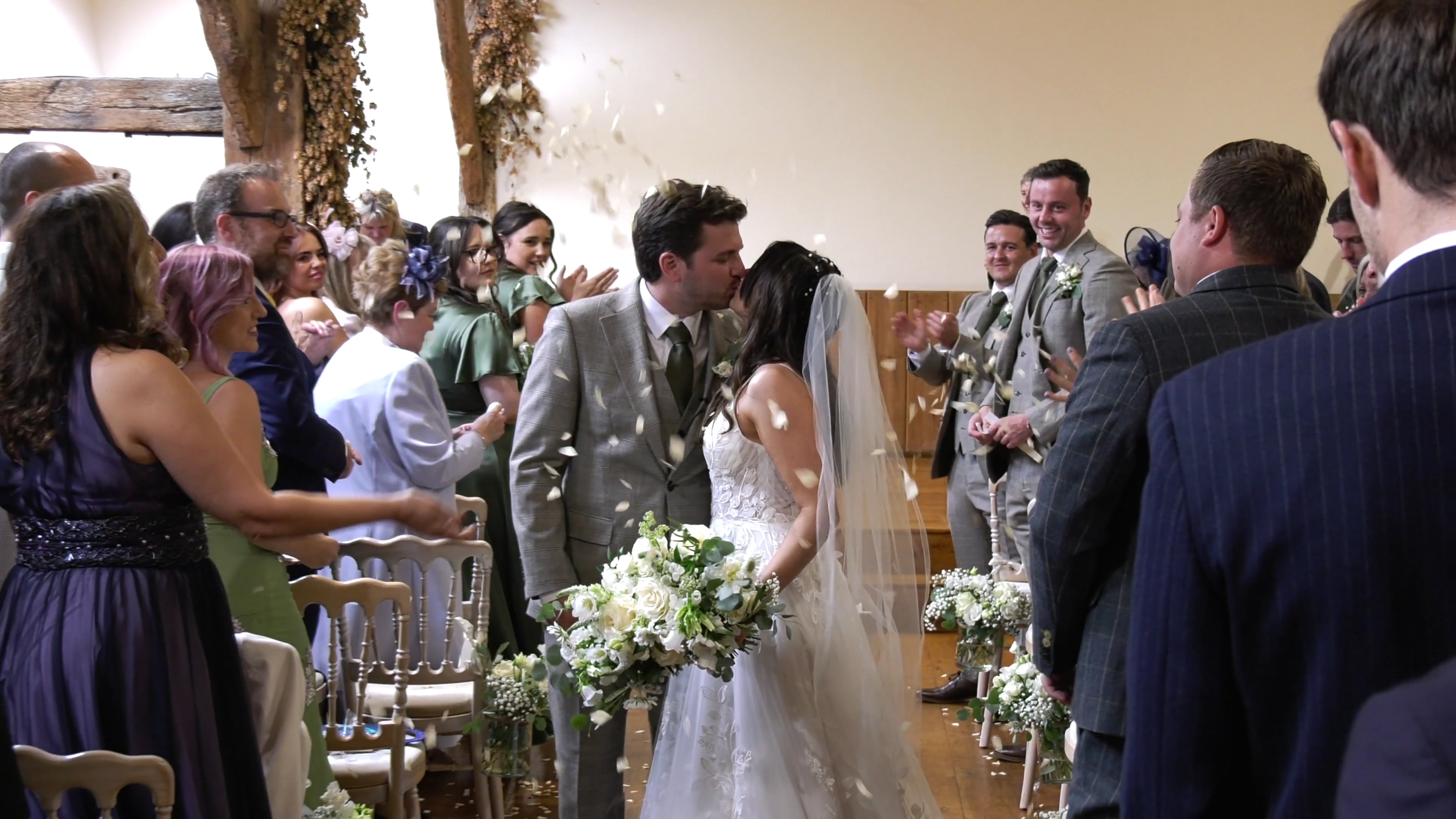 Beth & Reece, Wedding Highlights - Winters Barns