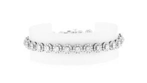5.00 ct. t.w. Lab-Grown Diamond Circle-Link Bracelet in 14kt White Gold
