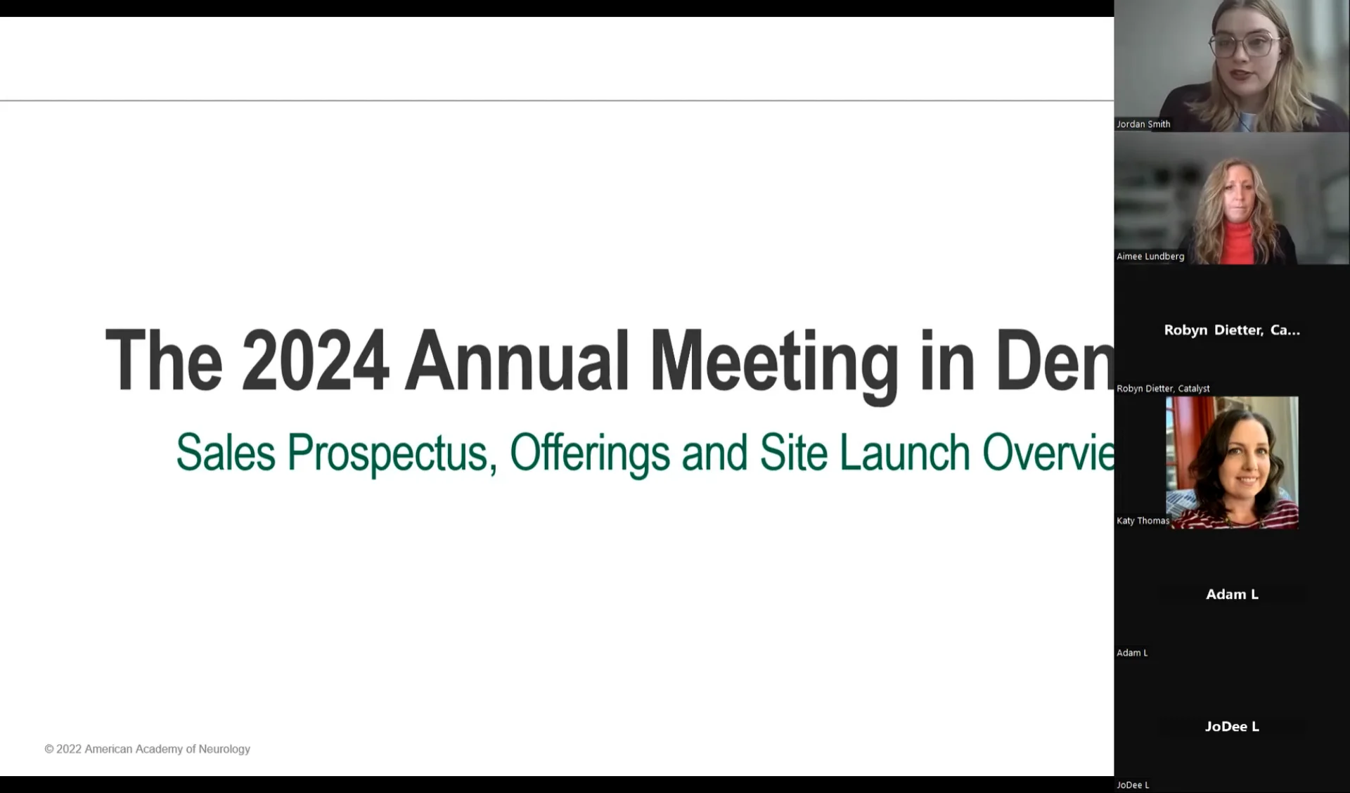 2024 AAN Annual Meeting All Exhibitors Prospectus and Sales Launch on Vimeo
