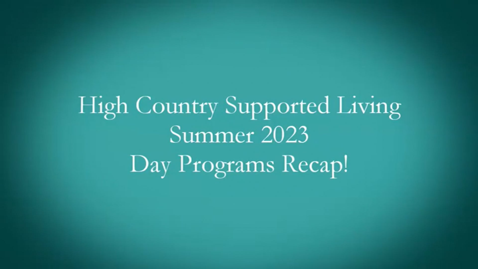 2023 Day Programs Recap Video