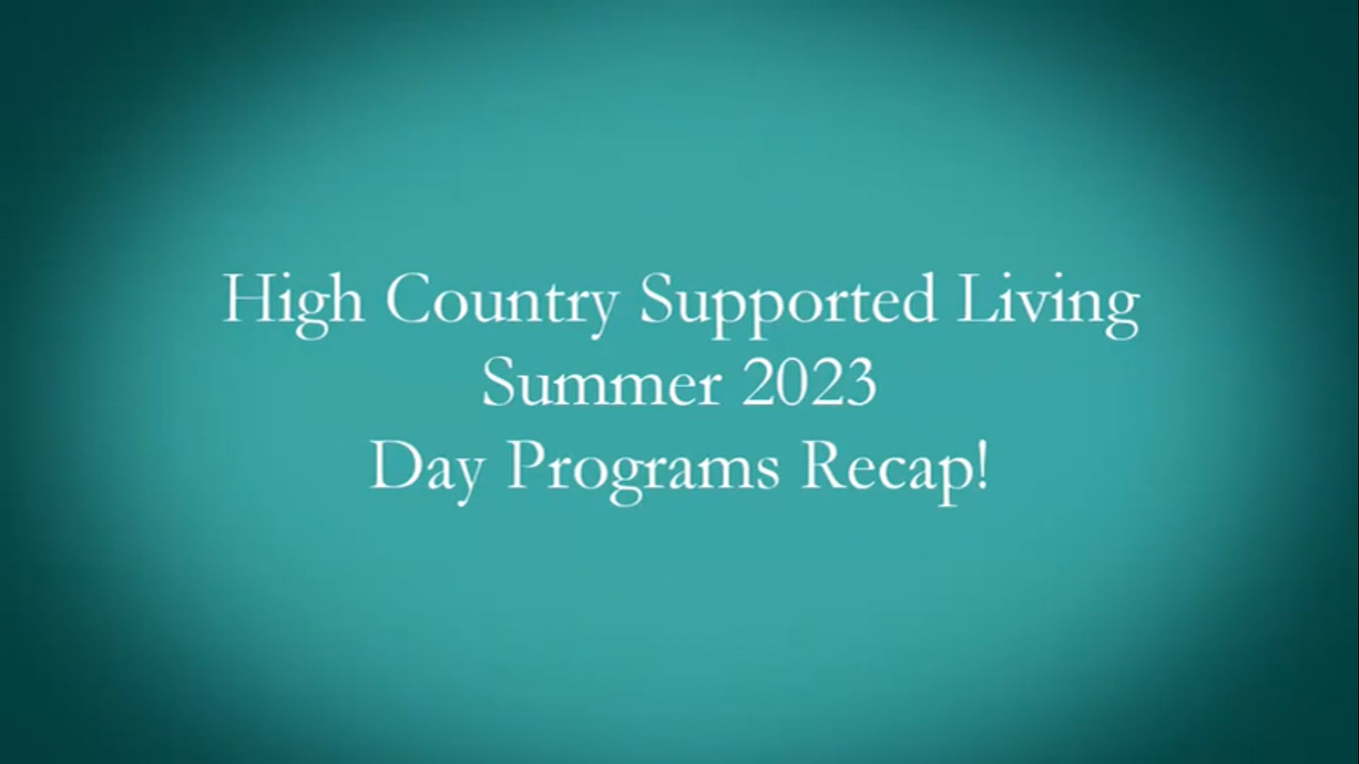 2023 Day Programs Recap Video