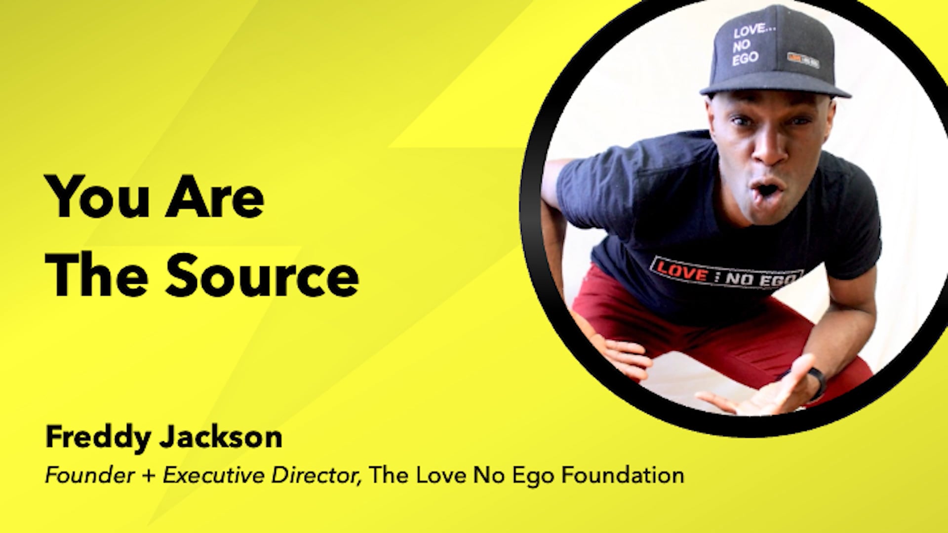 You Are the Source | Freddy Jackson | DisruptHR Talks