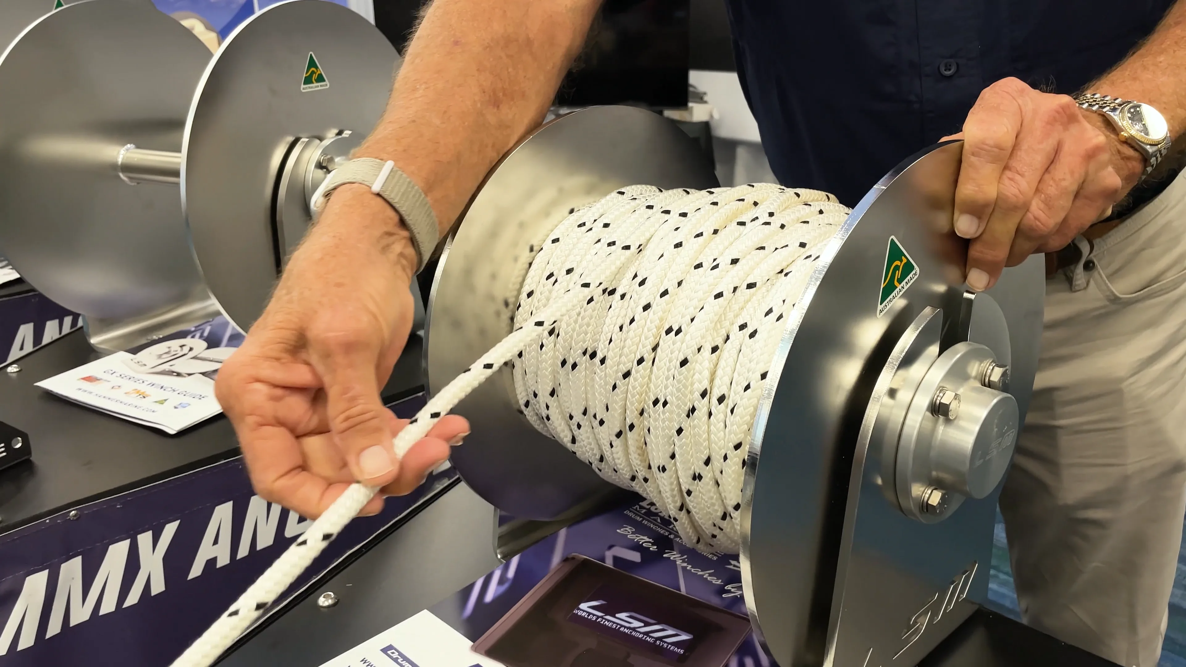 Lonestar Marine Winches "New Product" IBEX 2023 on Vimeo