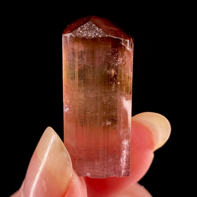 Tourmaline (multi-color) (pictured in the Mineralogical Record)