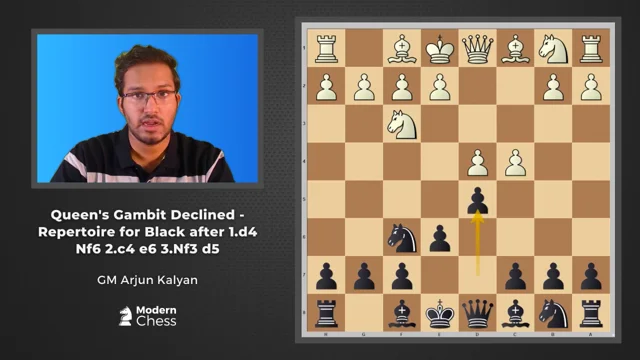 Queen's Gambit Declined - Repertoire for Black after 1.d4 Nf6 2.c4 e6 3.Nf3  d5 (2h and 40 min Running Time)