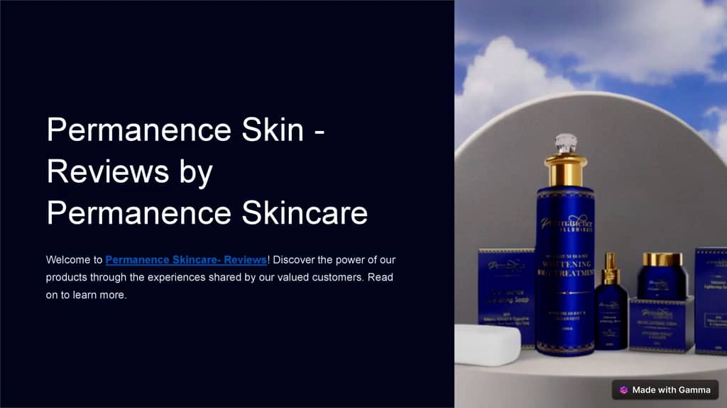 PermanenceSkinReviewsbyPermanenceSkincare on Vimeo